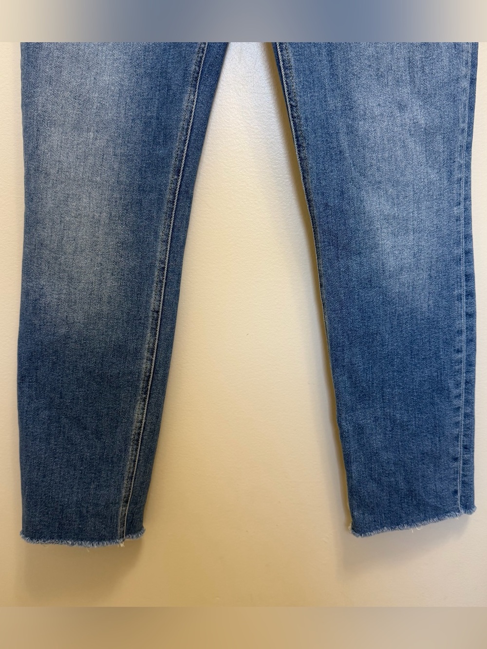 Frank & Eileen Derry Signature Jean Straight Frayed Hem Denim Jean Size 25 - Picture 5 of 13
